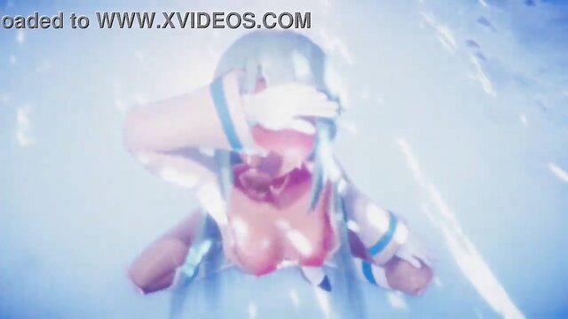 Boquete de Inverno de Aqua por Mitsuboshil - 3D hentai Konosuba. Filme de sexo.