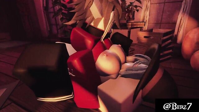 Vídeo pornô Futa Succubus: Sexo Anal e Creampie Violento em Animado 3D com Minecraft Block. X Vídeo.