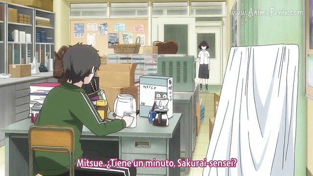 Hoshiai no Sora-08 anime drama escolar deporte episódio 8 subtitulado   palavras