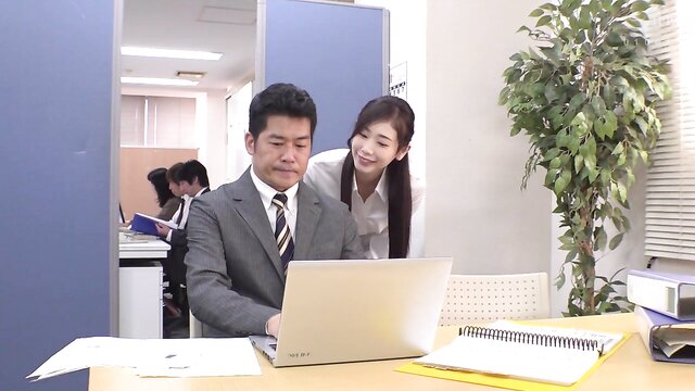 Japanese Office Girl Gets Dirty with Cumshot in Hardcore Video
