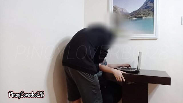 Pinay teacher and student have steamy online sex