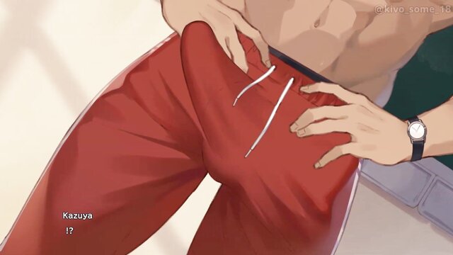 Gay sex in Japanese anime with a hot teacher