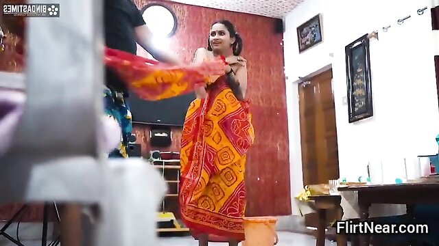 Indian maid gets fucked hard in a kitchen