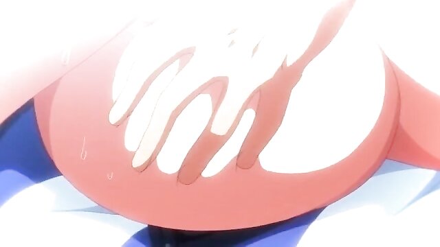 Big boobs stepsister enjoys milking in anime video