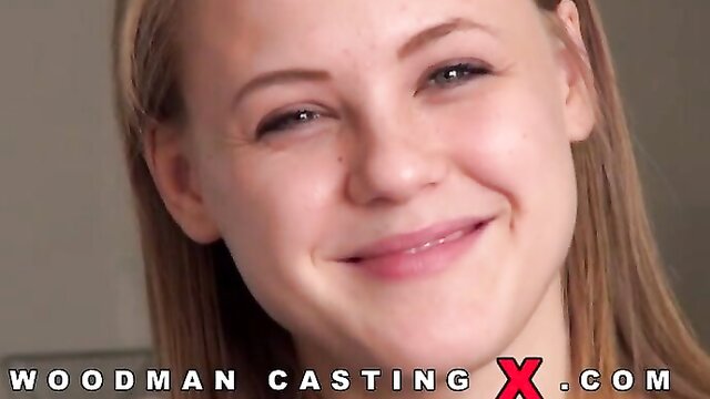 Young Viola Bailey\'s casting for busty teen debut