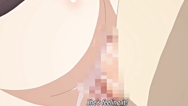 Hentai Anime with a Beautiful Fat Woman and a Blowjob
