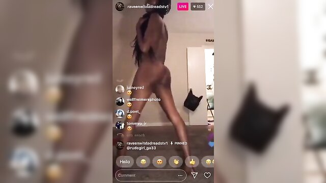 Watch big-ass strippers on Instagram now