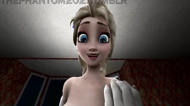 Corine Stamm\'s frozen face farting adventure - Animated, fetish porn
